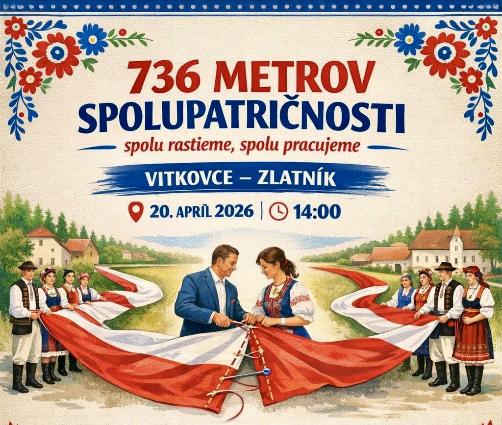 A. Daško: Vítkovce a Zlatník sa pokúsia o rekord: 736 metrov spolupatričnosti spojí komunitu