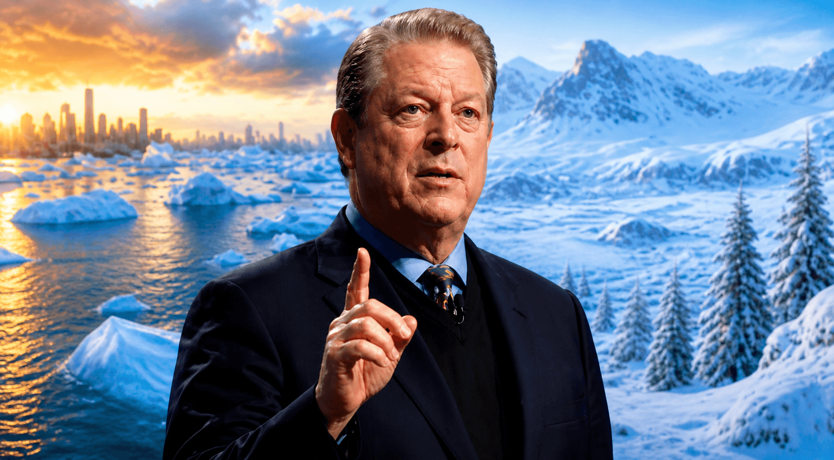 Al Gore mení názory na globálne otepľovanie: Je čas dávať si pozor na novú dobu ľadovú?